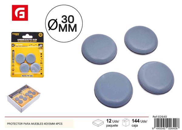 Protector para muebles 40x5mm 4pcs