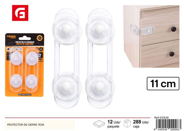 Protector de cierre 11cm 2pcs para muebles