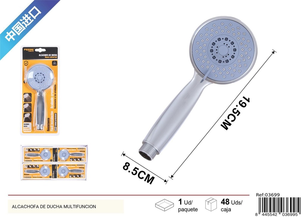 Alcachofa de ducha de tres funciones - Accesorios de baño