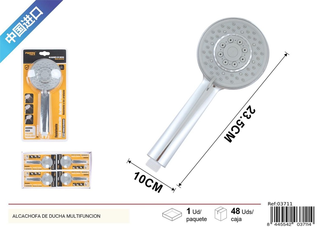 Alcachofa de ducha de tres funciones - Accesorios de baño