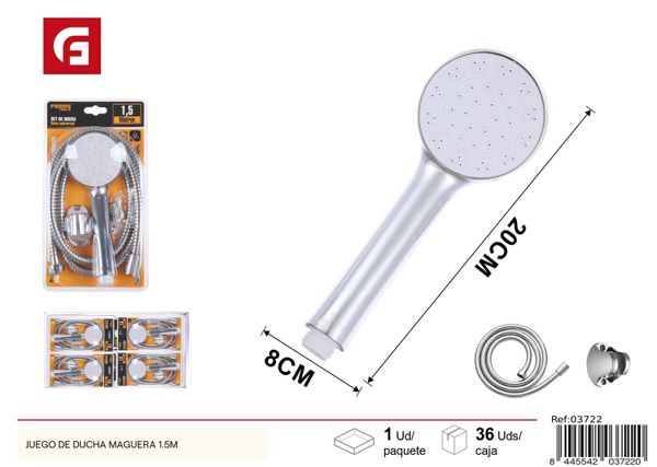 Set de manguera de ducha 1.5m