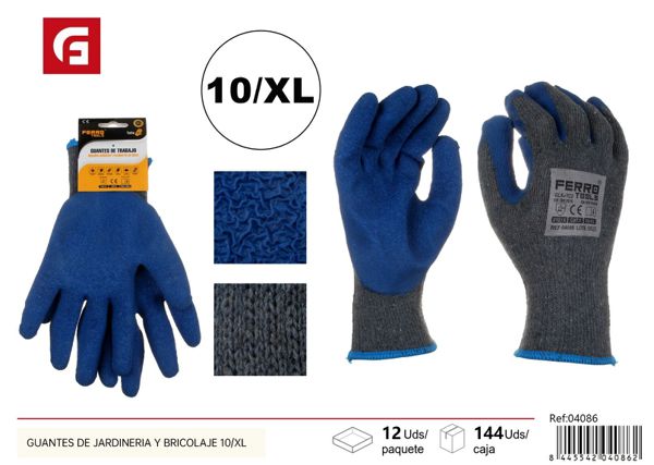 Guantes de jardinería y bricolaje 10/XL GLK+TC2 para protección