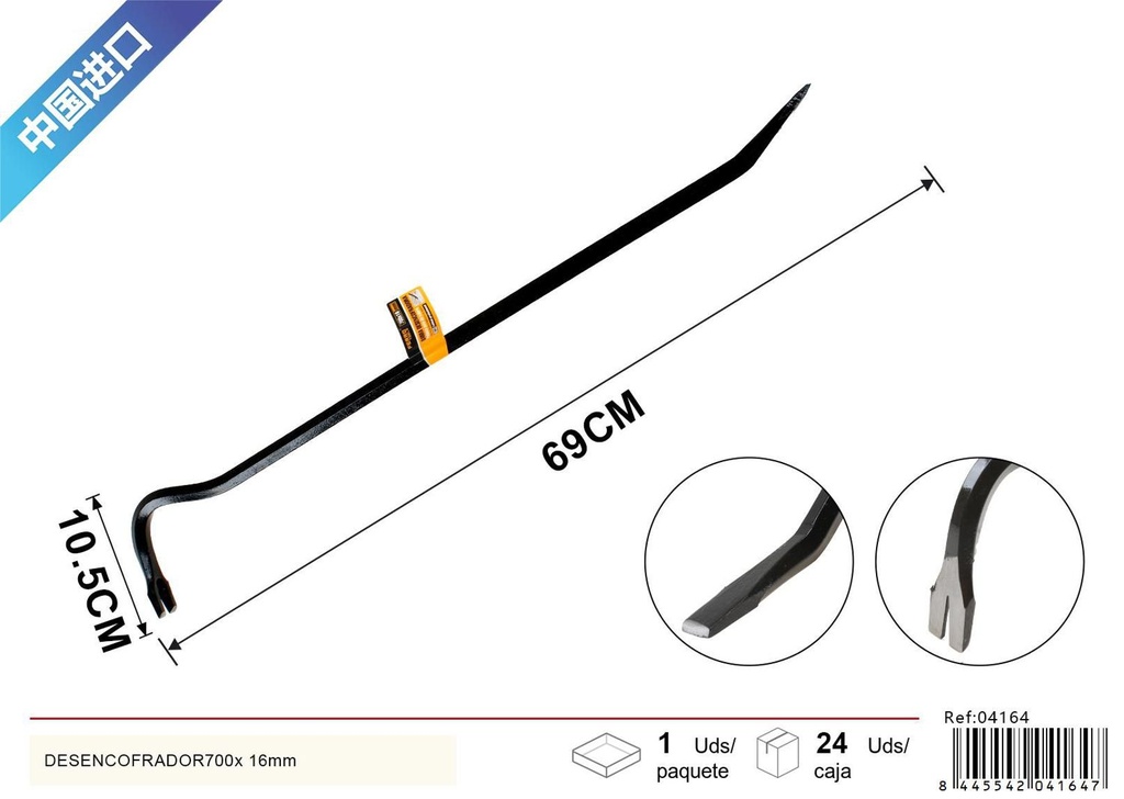 Desencofrador 700x16mm para construcción