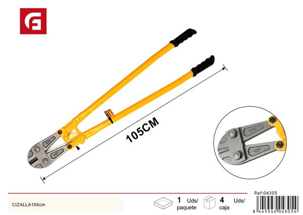 Cizalla 106cm herramienta de corte para metales