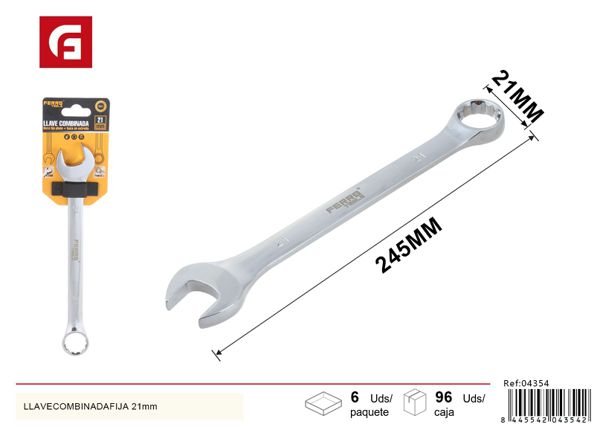 Llave combinada fija 21mm para herramientas