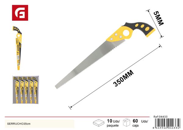 Serrucho 14 pulgadas 35cm para corte