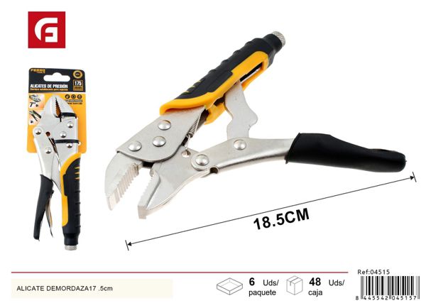 Alicate de mordaza 17.5cm