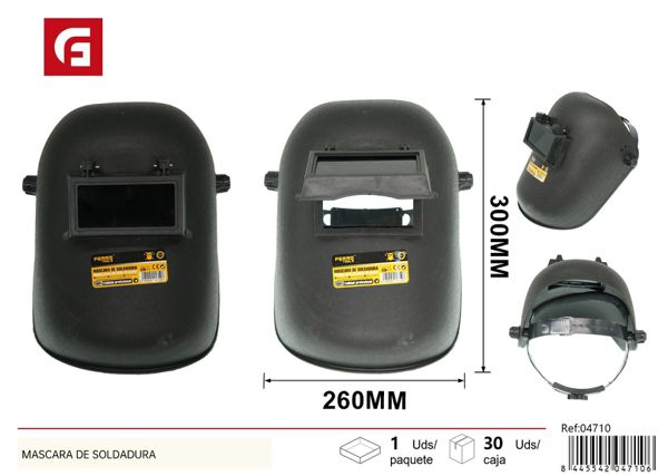 Máscara de soldadura CE para protección y seguridad