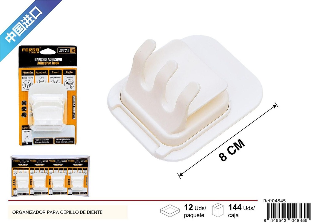 Organizador para cepillo de dientes - Accesorios de ferretería