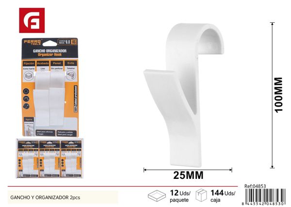 Gancho organizador en Y 2pcs para colgar y organizar