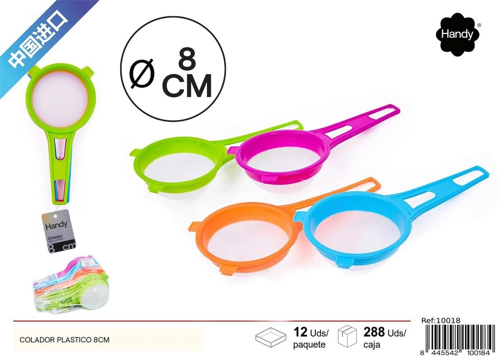 Colador plástico 8cm - Productos de cocina