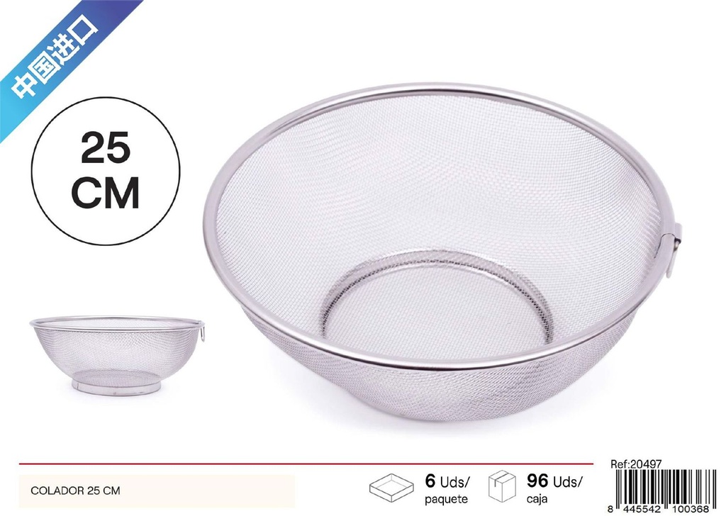 Colador 25 cm - Utensilios de cocina y filtrado