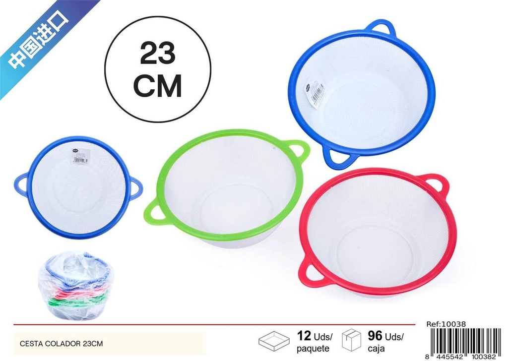 Cesta colador 23cm para cocina