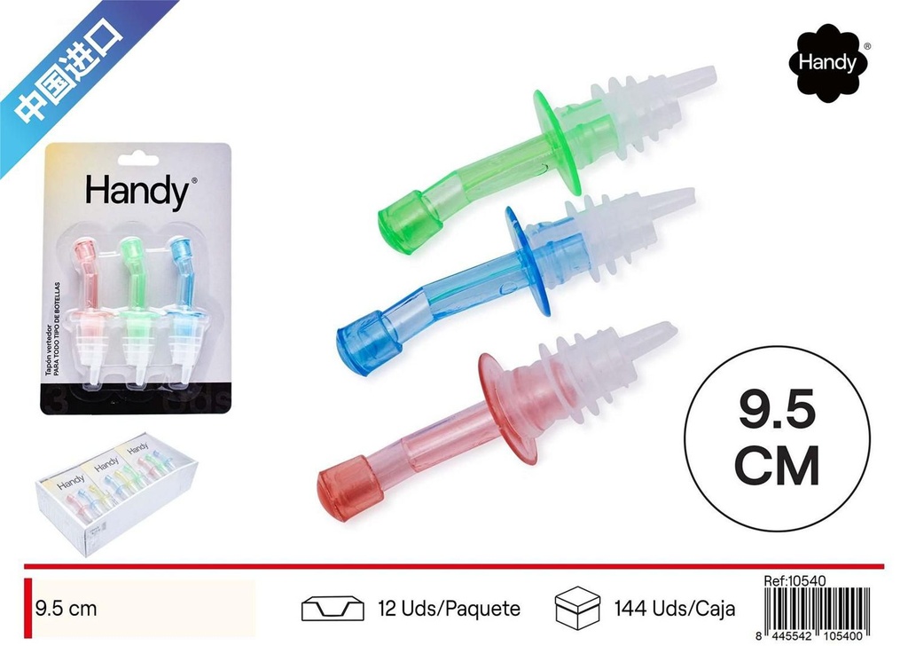 Tapon vertedor 3 pcs - Accesorios de cocina
