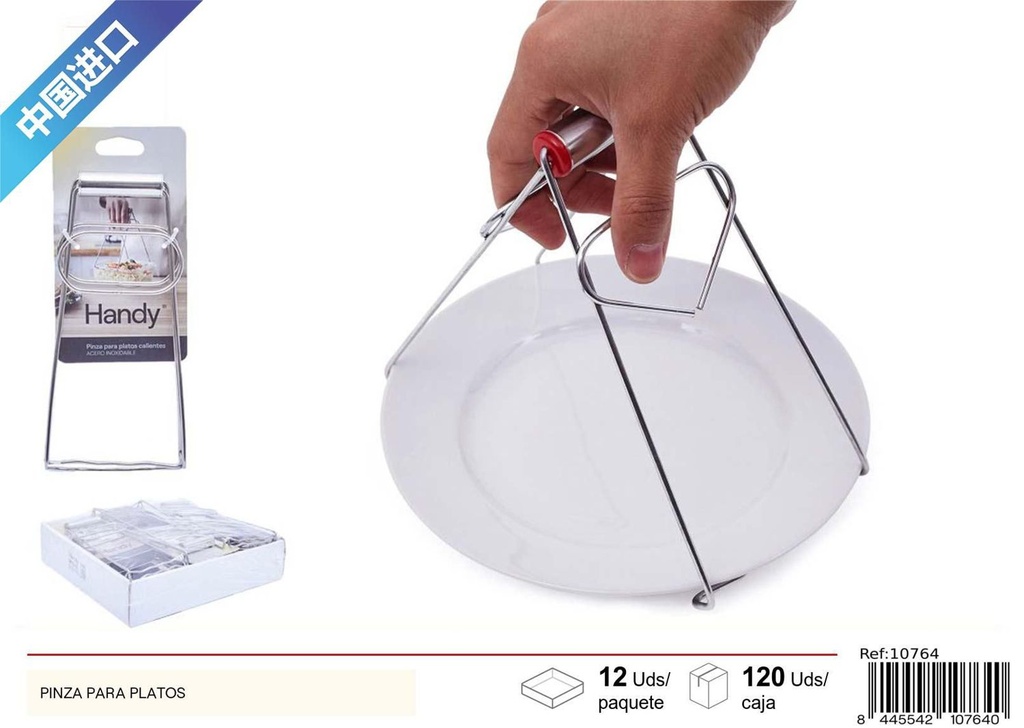 Pinza para platos - Utensilios de cocina