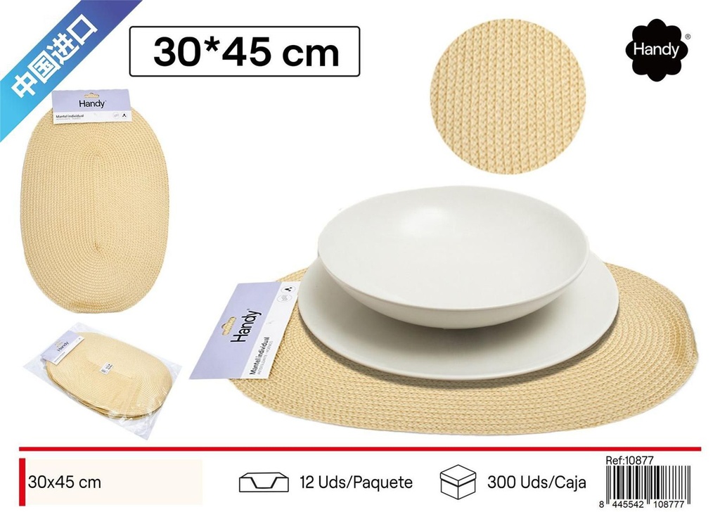 Salvamantel ovalado 30*45 cm - Textil para el hogar