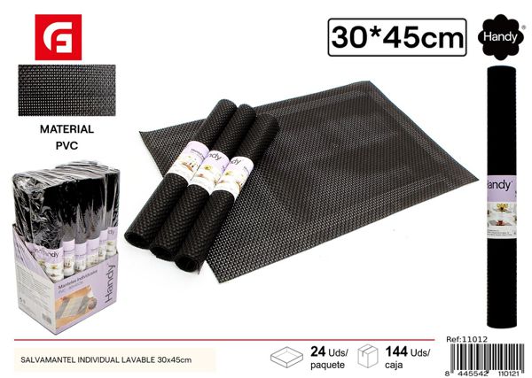 Salvamantel individual lavable 30*45cm para mesa