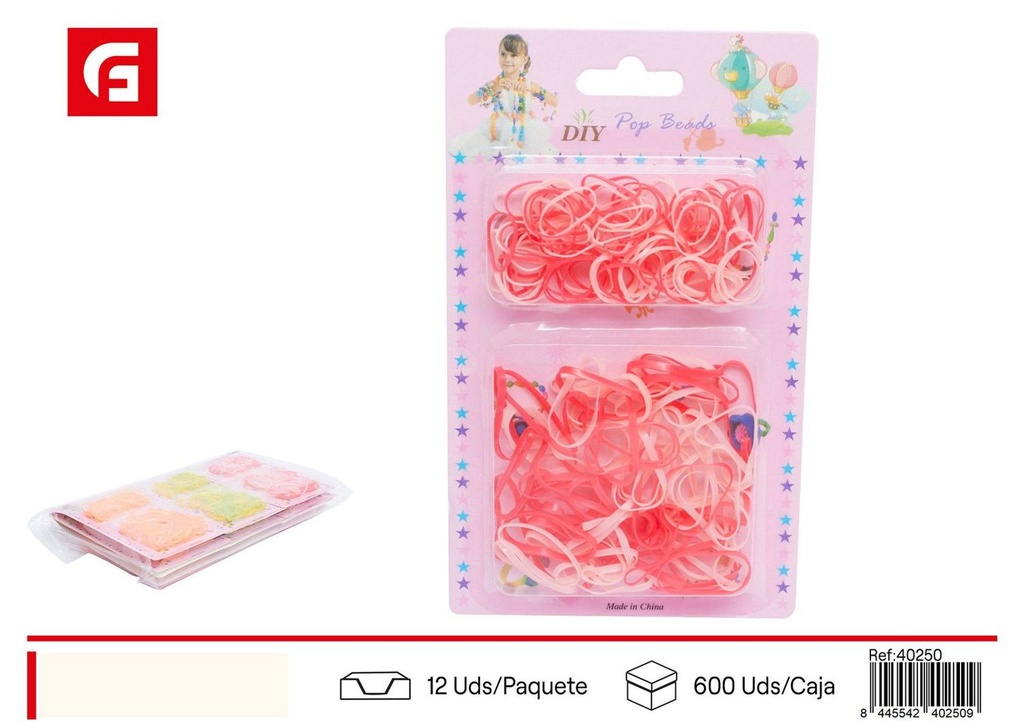 Goma de pelo 2 piezas - Accesorios de belleza