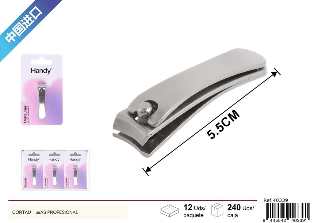 Cortauñas profesional - Accesorios de belleza