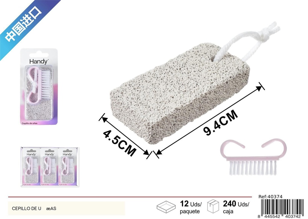 Cepillo de uñas 2 pcs - Accesorios de belleza