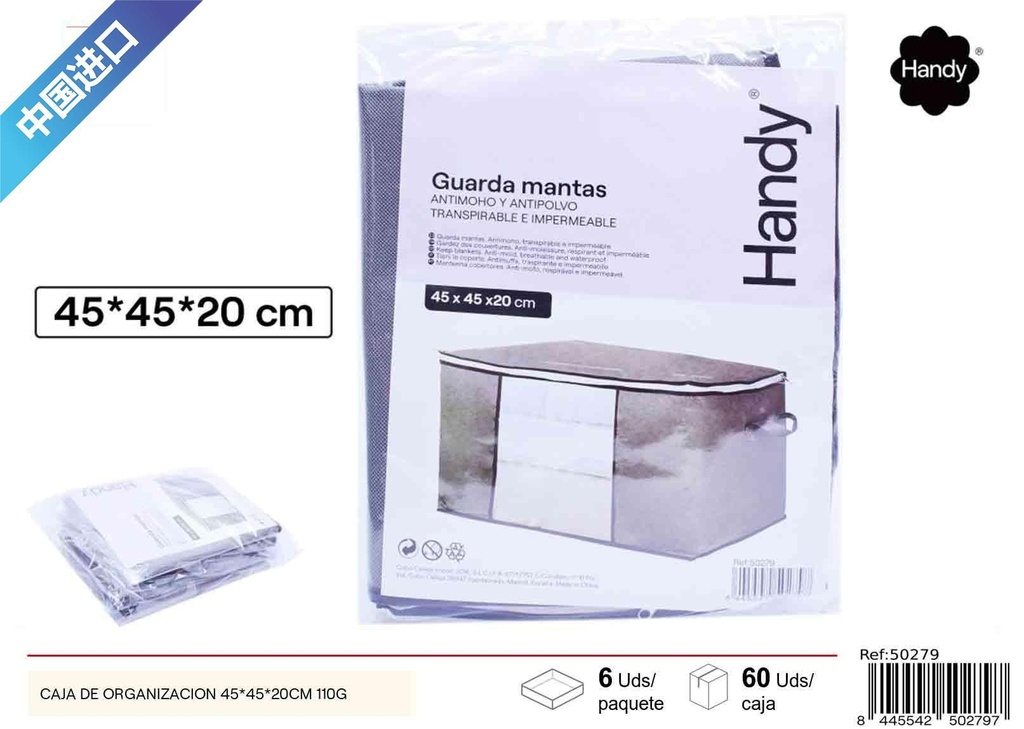 Caja de organización 45x45x20cm - Organización del hogar