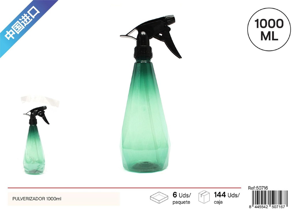 Pulverizador de 1000 ml - Utensilios de limpieza