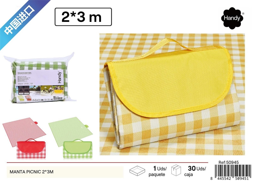 Manta de picnic 2*3 m - Accesorios de verano