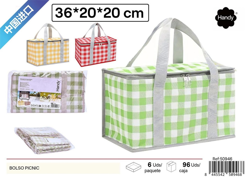 Bolso de picnic para excursiones