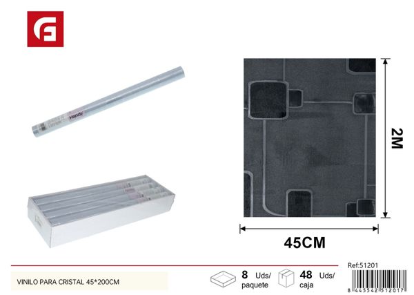 Vinilo para cristal decorativo 45x200cm