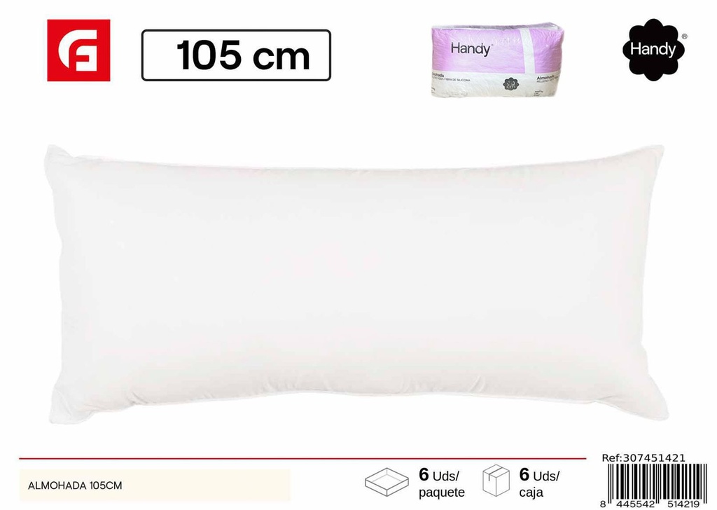 Almohada larga 105cm para el hogar