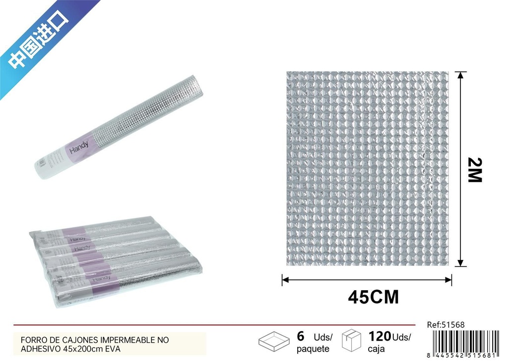 Forro de cajones impermeable 45*200cm EVA - Textiles del hogar