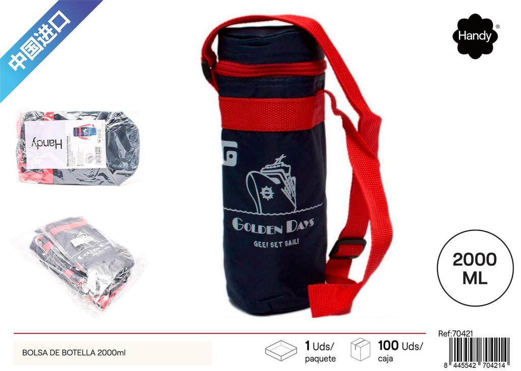 Bolsa de botella 2000ml - Neveras para verano