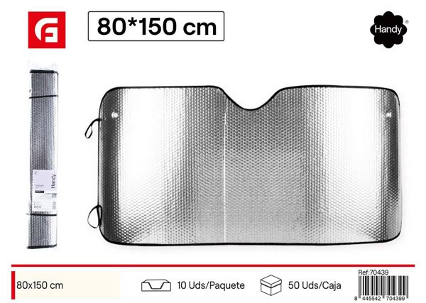 Parasol de coche 80x150cm para protección solar