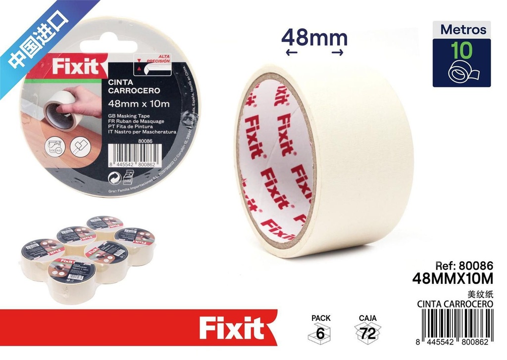 Cinta Carrocero 48mm x 10m - Artículos de Papelería