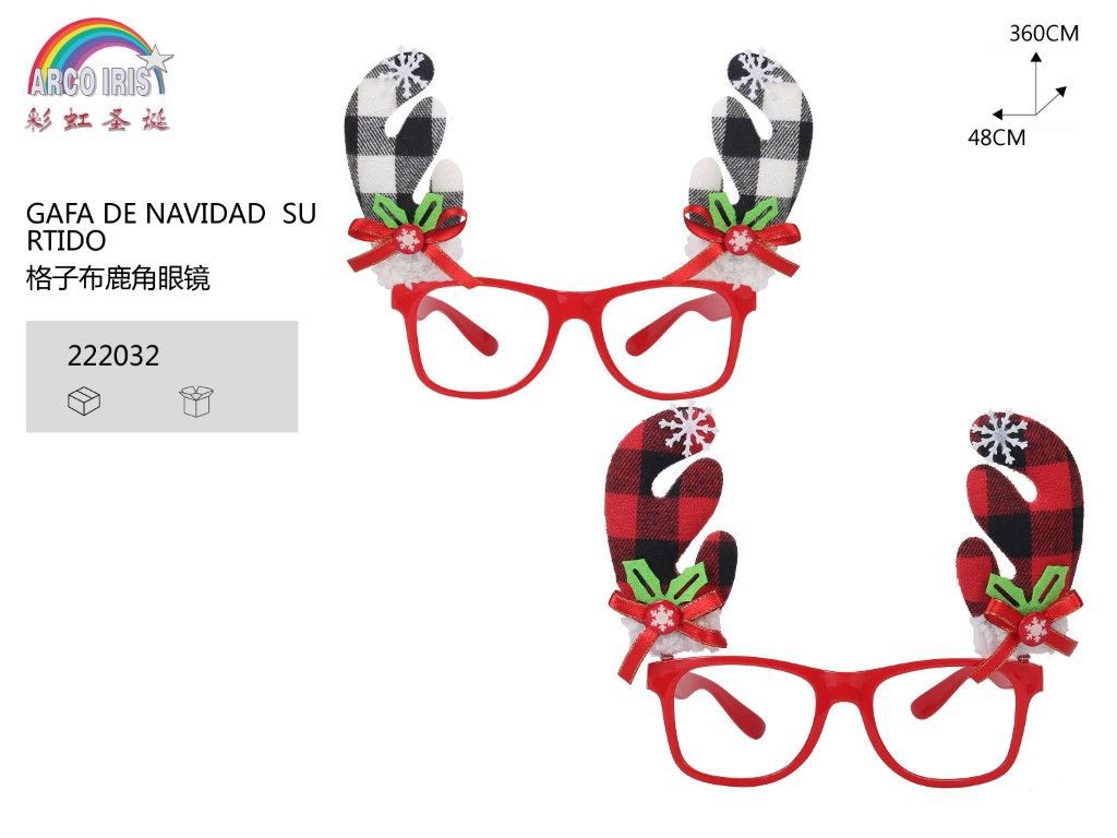 Gafas de Navidad con diseño surtido para fiestas