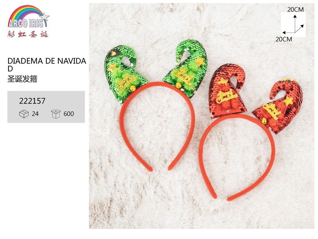 Diadema de Navidad para fiestas y disfraces