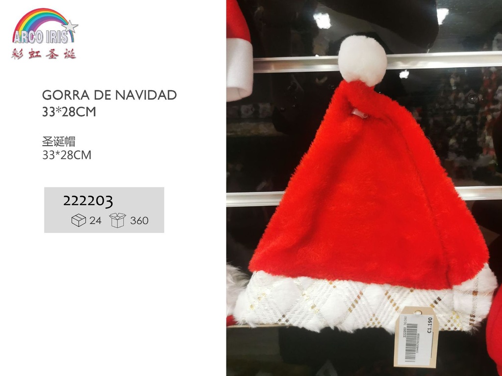 Gorro de Navidad para fiestas y disfraces navideños