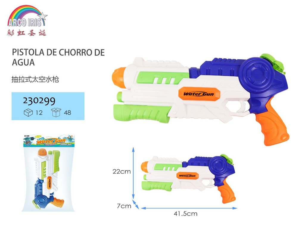 Pistola de chorro de agua para juegos de verano