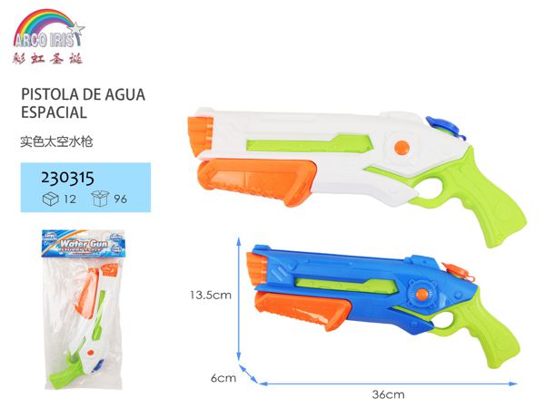 Pistola de agua espacial para juegos de verano