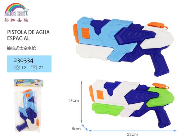 Pistola de agua espacial para juegos al aire libre