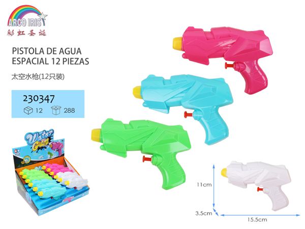 Pistola de agua espacial 12 piezas