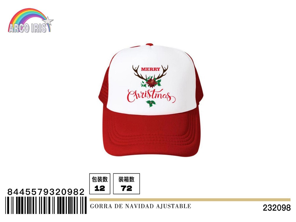 Gorra de Navidad ajustable para fiestas