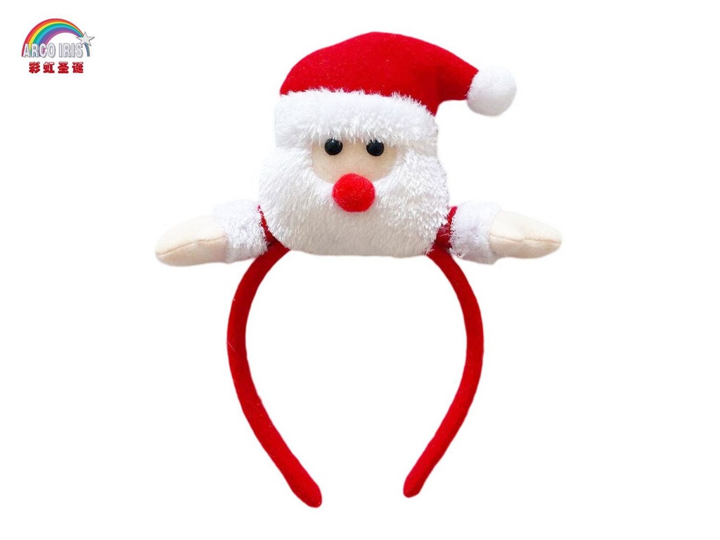 Diadema de Papá Noel para fiestas navideñas