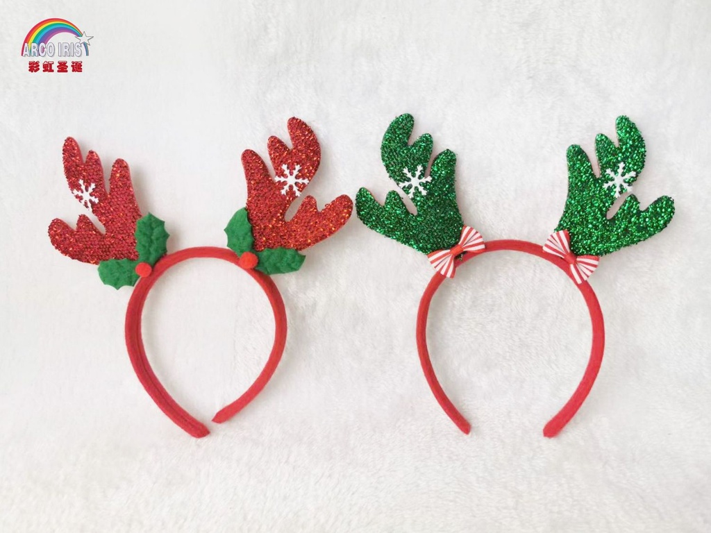 Diadema de Navidad 20x22cm para disfraces navideños