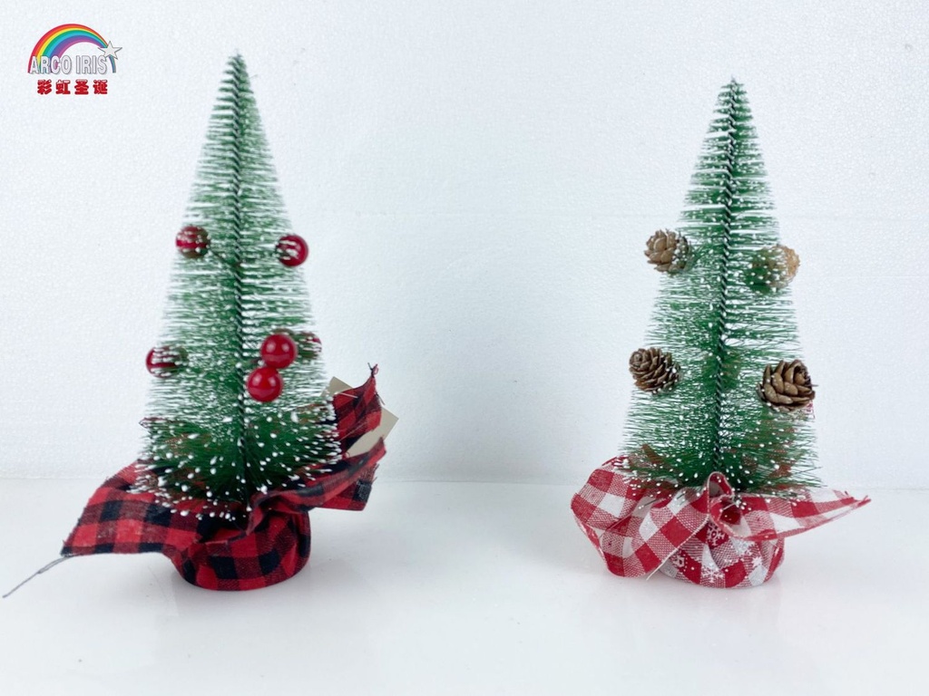 Árbol decorativo navideño pequeño 22cm