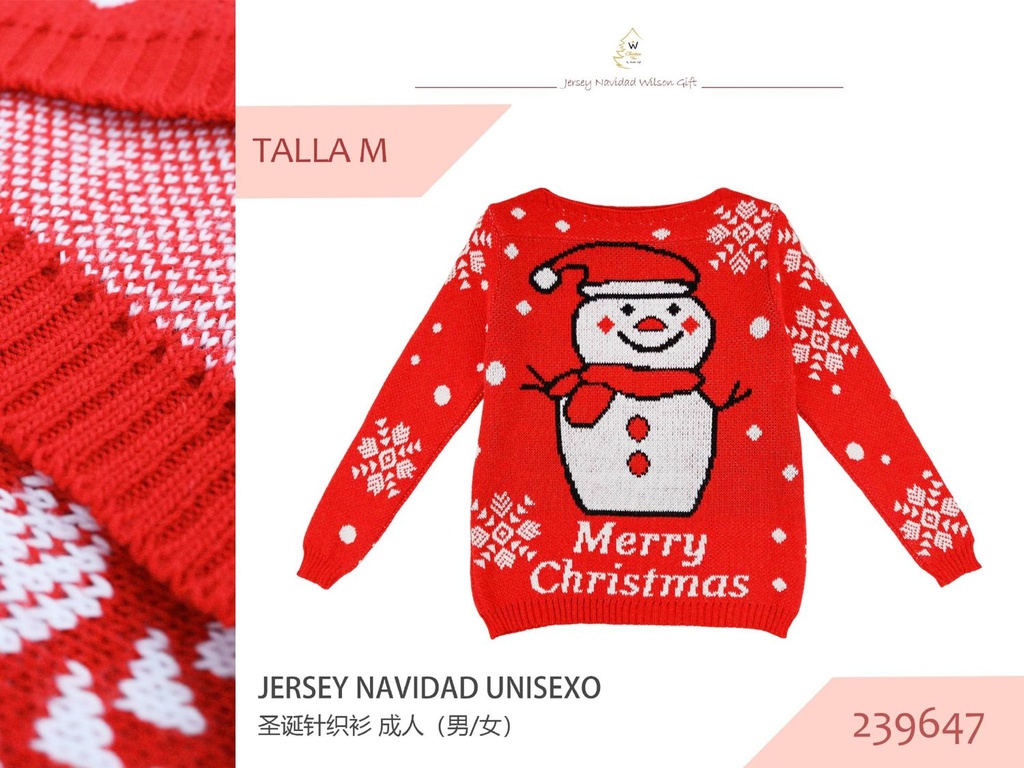 Jersey de Navidad M para fiestas navideñas