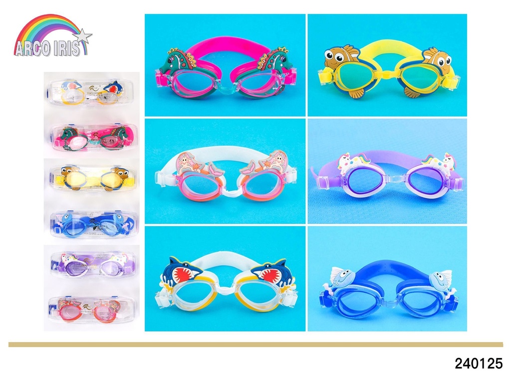 Gafas de natación de silicona