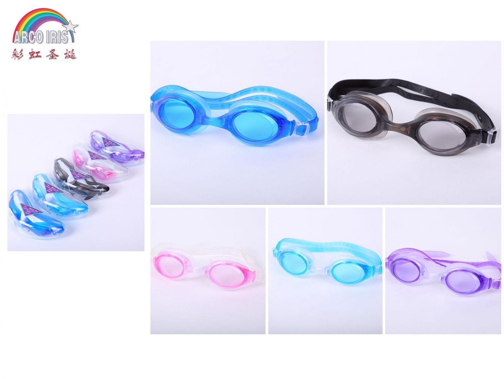 Gafas de natación PVC para deportes acuáticos