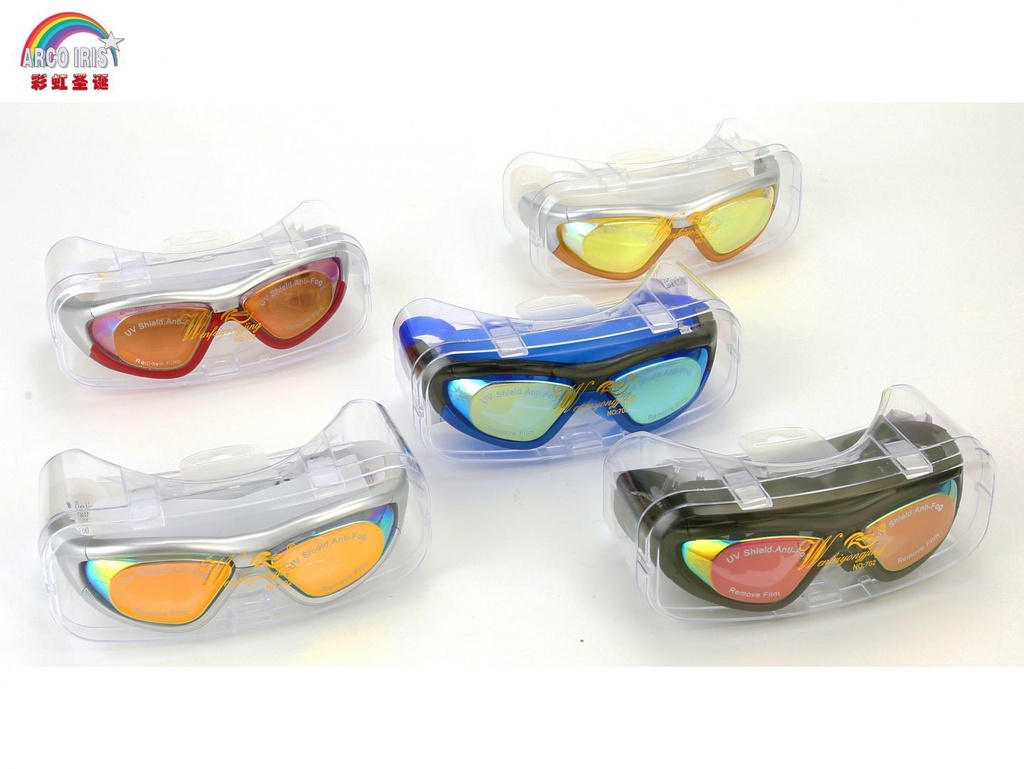 Gafas de natación antivaho y anti-UV de silicona