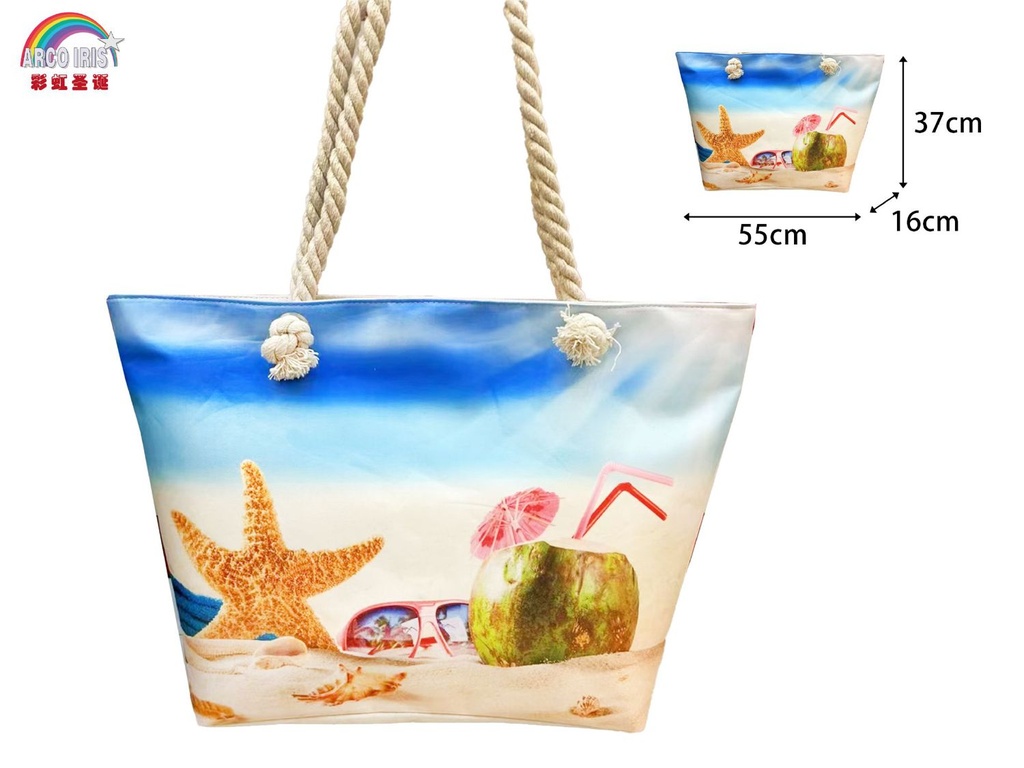 Bolsa de playa 55x37x16cm